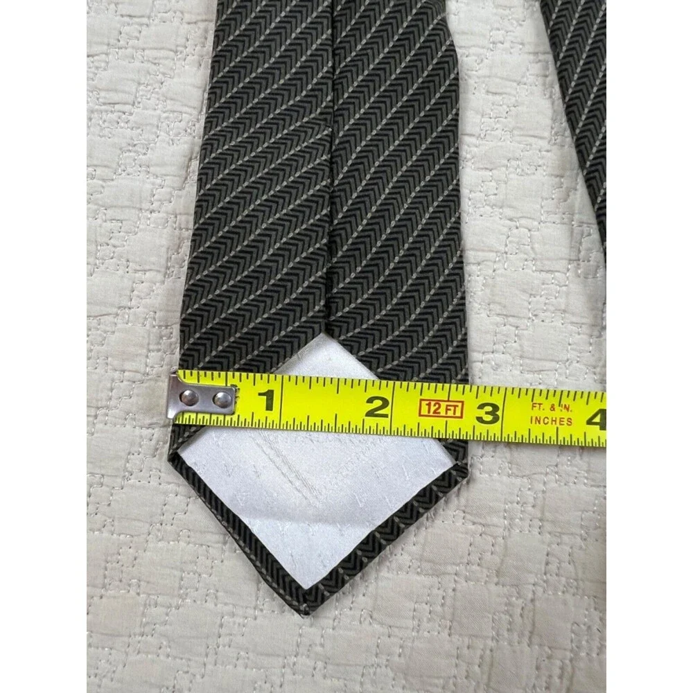Vitaliano Pancaldi Chevron Stripe Tie Skinny Vintage Alandales | 2.75